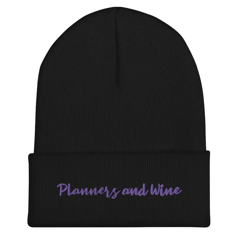 Planners and Wine beanie